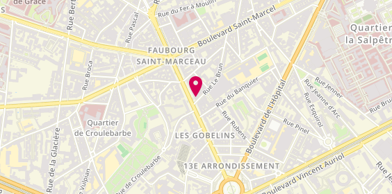 Plan de PICCHI Virginia, 47 avenue des Gobelins, 75013 Paris