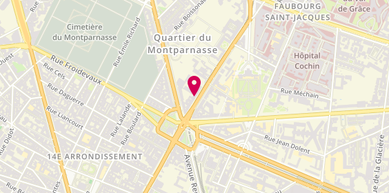 Plan de CLEACH Catherine, 100 Avenue Denfert Rochereau, 75014 Paris