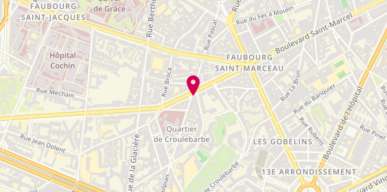 Plan de BOURGUINAT Anne, 31 Boulevard Arago, 75013 Paris