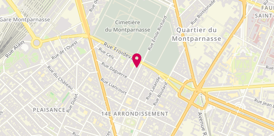 Plan de CROSALI Cinzia, 12 Rue Gassendi, 75014 Paris