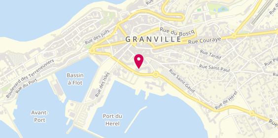 Plan de Lydie MILLER - Psychologue - Granville, Résidence Les Amiraux Ii
22 Rue Valory, 50400 Granville