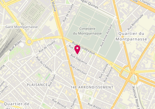 Plan de Ombeline de Cagny - Psychologue clinicienne & Psychothérapeute, Paris, 14 Rue Fermat, 75014 Paris