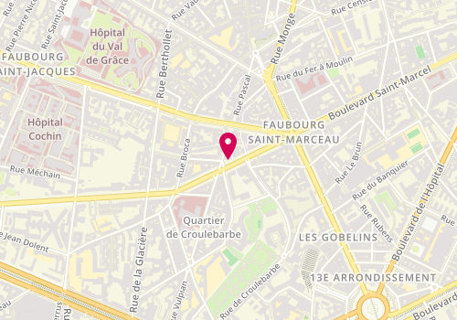 Plan de LEON Françoise, 40 Rue Pascal, 75013 Paris
