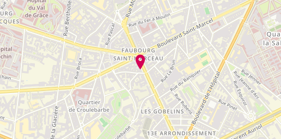 Plan de Véronique Baudier, 30 avenue des Gobelins, 75013 Paris