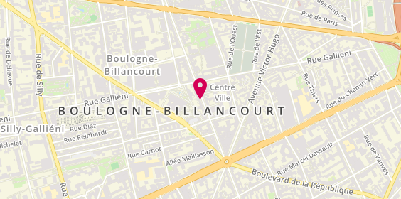 Plan de Douchika Vrsajkov - Psychologue - Boulogne-Billancourt, 142 Boulevard Jean Jaurès, 92100 Boulogne-Billancourt