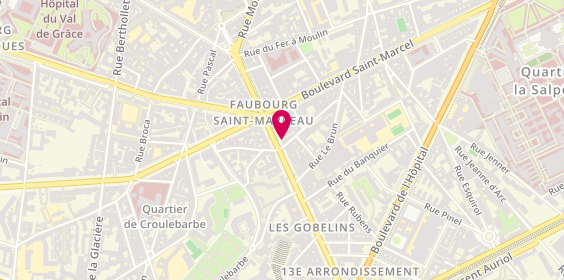 Plan de RUSZNIEWSKI Martine, 33 Avenue Gobelins, 75013 Paris