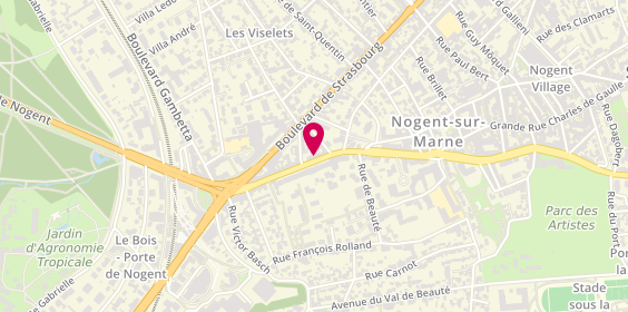 Plan de SKATARIC Marina, 33 grande Rue Charles de Gaulle, 94130 Nogent-sur-Marne