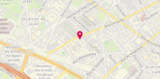 Plan de CALMETTES Dominique, 313 Rue Lecourbe, 75015 Paris