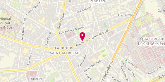 Plan de ROSENBLATT Stanislaw, 68 Boulevard Saint Marcel, 75005 Paris
