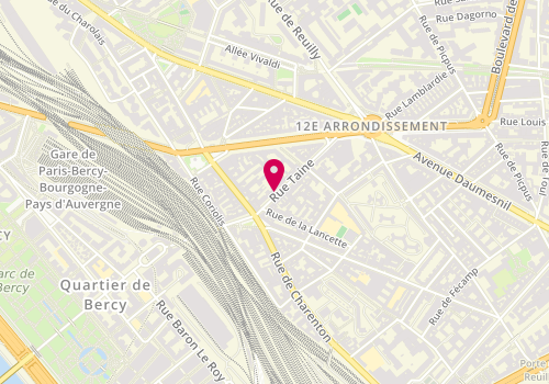Plan de SUAREZ Patrick, 11 Rue Taine, 75012 Paris