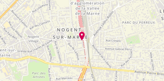 Plan de Khépri Santé, 188 grande Rue Charles de Gaulle, 94130 Nogent-sur-Marne