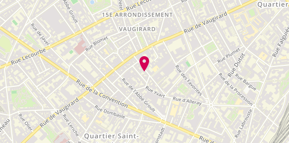 Plan de PAJAK Cyrille Martine, 12 Rue d'Alleray, 75015 Paris