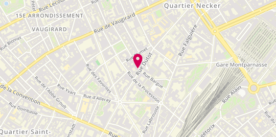 Plan de LACROIX-SCHAPIRA Sara, 38 Rue Bargue, 75015 Paris