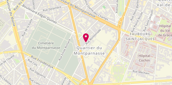 Plan de LENA Jacques, 52 Rue Boissonade, 75014 Paris