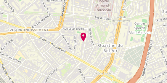 Plan de Sophie PASCUAL-Dubois, 97 avenue du Général Michel Bizot, 75012 Paris