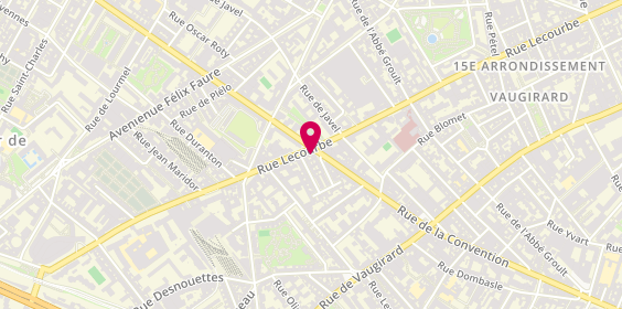 Plan de CORBEAU Sigrid, 152 Rue de la Convention, 75015 Paris