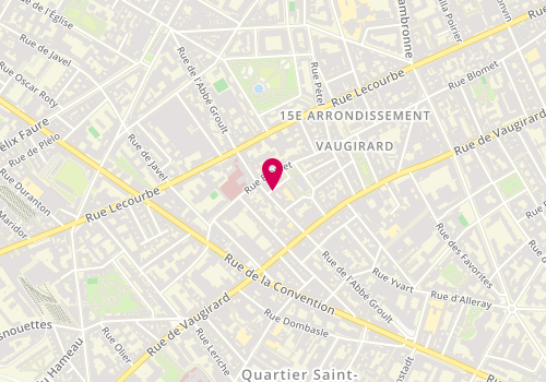 Plan de QUILLIOU Maud, 9 Rue Fenoux, 75015 Paris