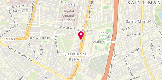 Plan de LE GLATIN Corine Olive, 57 Boulevard Soult, 75012 Paris