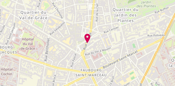 Plan de HAZAN Jean Paul, 113 Rue Monge, 75005 Paris