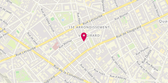 Plan de CLOUIN Martine, 8 Rue Maublanc, 75015 Paris