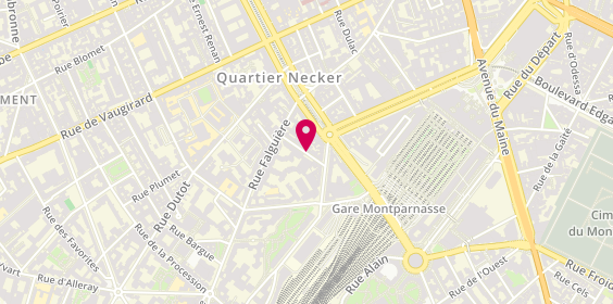 Plan de HOHENBERG Denis, 8 Rue d'Arsonval, 75015 Paris