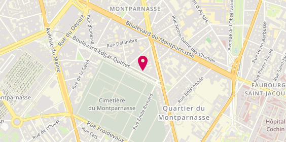 Plan de Jean-michel ASSAN, 14 Boulevard Edgar Quinet, 75014 Paris
