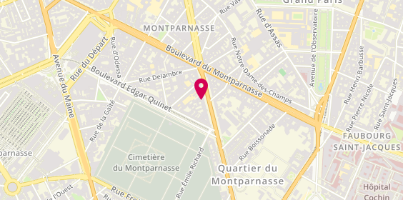 Plan de BESSIERE Monique, 218 Boulevard Raspail, 75014 Paris