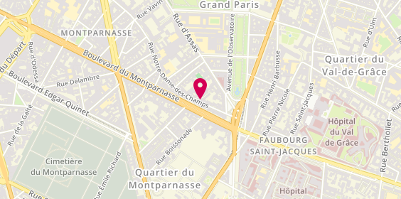 Plan de PICARD Joëlle, 117 Rue Notre Dame des Champs, 75006 Paris