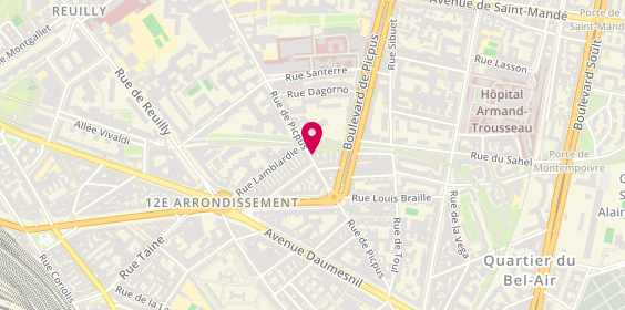 Plan de BESANCON Isabelle, 81 Rue Picpus, 75012 Paris