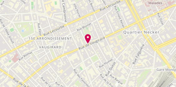 Plan de Natalia Kisseleva-TOULET, 220 Rue de Vaugirard, 75015 Paris