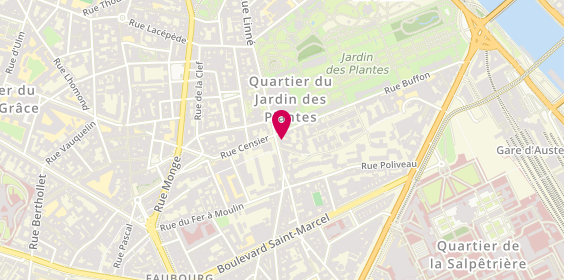 Plan de POULAIN Chantal, 34 Bis Rue Geoffroy-Saint-Hilaire, 75005 Paris