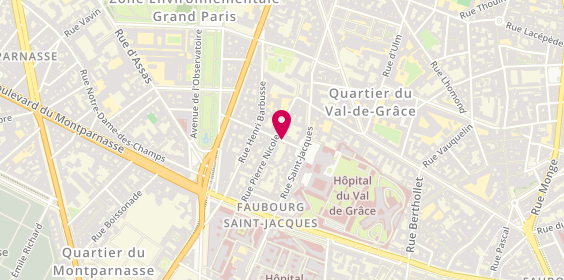 Plan de LIZE Bruno, 9 Rue du Val de Grâce, 75005 Paris