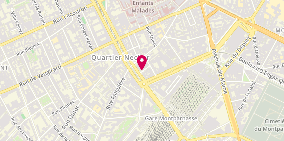 Plan de LE VAGUERESE Laurent, 6 Rue Mizon, 75015 Paris