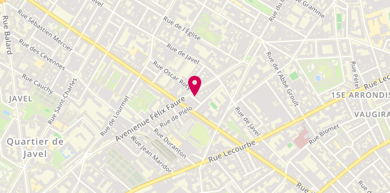 Plan de GUERIN-DORE Hortense, 37 avenue Félix Faure, 75015 Paris