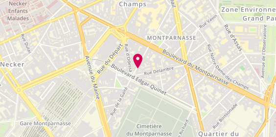 Plan de IFERGAN Harry, 67 Rue du Montparnasse, 75014 Paris