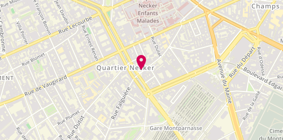 Plan de DE BOISRIOU Corentine, 50 Rue Falguière, 75015 Paris