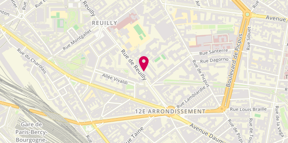 Plan de BEURDELEY Philippe, 115 Rue de Reuilly, 75012 Paris