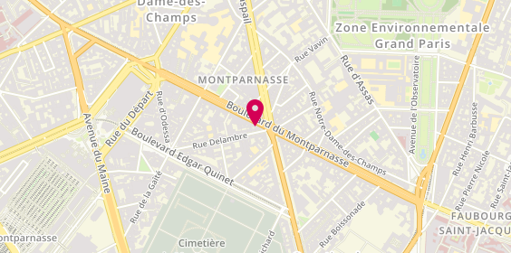 Plan de BRANCIARD Marc, 108 Boulevard du Montparnasse, 75014 Paris