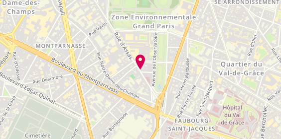 Plan de MALLET Roxane, Centre Assas 87 Rue Assas, 75006 Paris