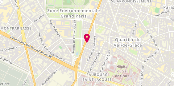 Plan de IRZENSKI Liliane, 133 Boulevard Saint Michel, 75005 Paris