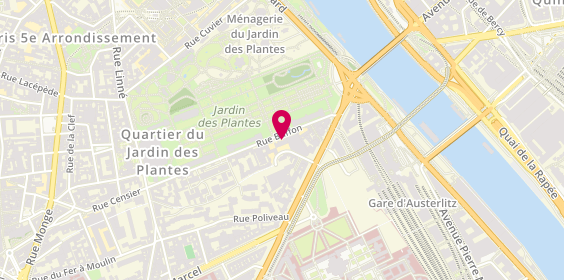 Plan de FAIMBERG Haydee, 15 Rue Buffon, 75005 Paris