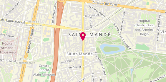 Plan de Cheminement, 46 Avenue General de Gaulle, 94160 Saint-Mandé