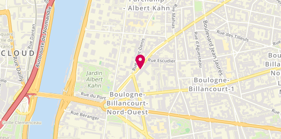 Plan de DAUDON Michel, 127 Avenue Jean Baptiste Clément, 92100 Boulogne-Billancourt