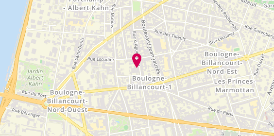 Plan de CABANES Philippe, 44 Rue d'Aguesseau, 92100 Boulogne-Billancourt