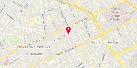 Plan de MONIE Lorraine, 27 Rue Blomet, 75015 Paris