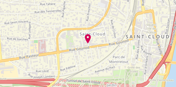 Plan de LALOVA Ilyona, 4 Rue Preschez, 92210 Saint-Cloud