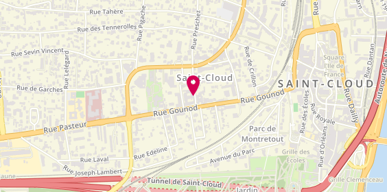 Plan de Maud Clement Bayard, Villa Lucia 3 Rue Avelines, 92210 Saint-Cloud