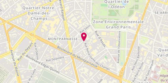 Plan de LÉVY Françoise, 66 Rue Notre Dame des Champs, 75006 Paris