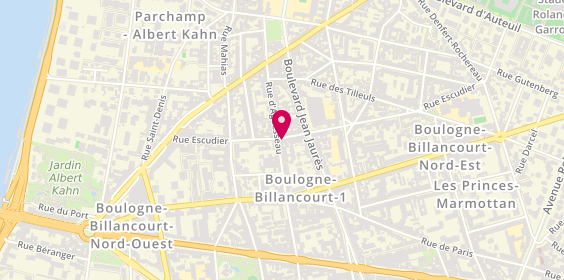 Plan de LEPINTRE Claude, 37 Rue d'Aguesseau, 92100 Boulogne-Billancourt