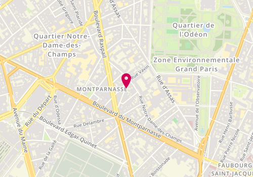 Plan de FONDIMARE DU PLESSIS QUENQUIS Christine, 5 Rue Brea, 75006 Paris